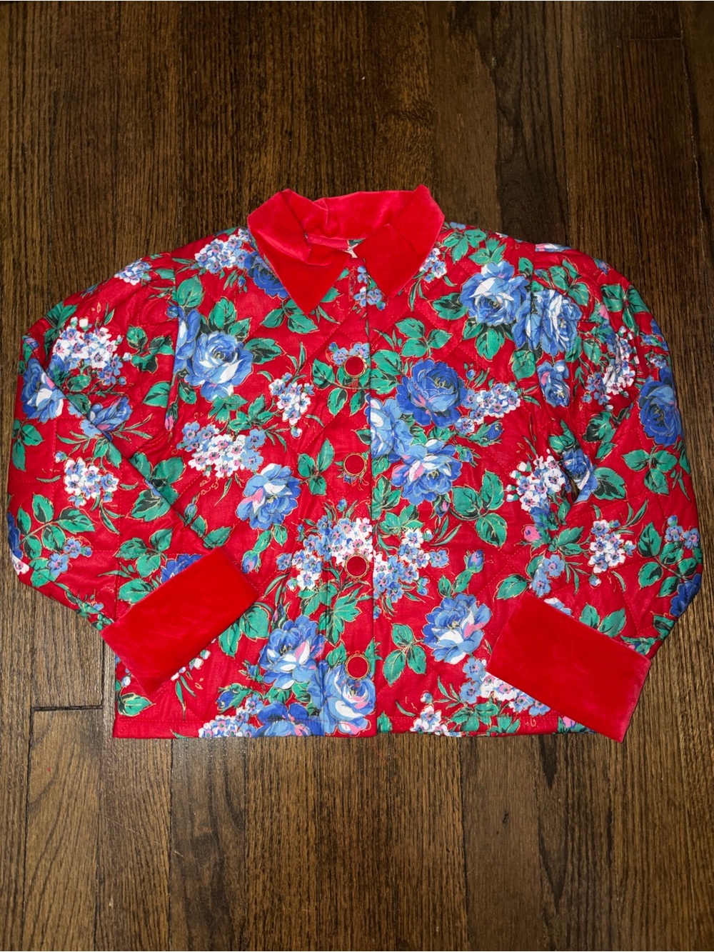 Vintage Storybook Heirlooms Quilted Puffer Jacket NWOT Girls size 8